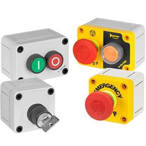 enclosure mounted push button switches